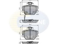 Set placute frana,frana disc SMART CITY-COUPE (450) (1998 - 2004) COMLINE CBP31019 piesa NOUA