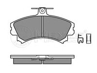 Set placute frana,frana disc SMART FORFOUR (454), MITSUBISHI MIRAGE VI (Z3_A, Z2_A), MITSUBISHI COLT Cabriolet (RG) - MEYLE 025 219 2017