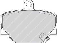 Set placute frana,frana disc SMART FORTWO Cabrio (450) (2004 - 2007) FERODO FDB1162 piesa NOUA