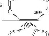 Set placute frana,frana disc SMART ROADSTER cupe (452) (2003 - 2005) BREMBO P 50 038