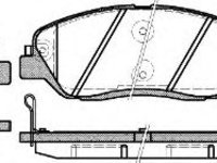 Set placute frana,frana disc SSANGYONG ACTYON SPORTS I (QJ) (2005 - 2016) REMSA 1226.02 piesa NOUA