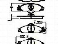 Set placute frana,frana disc SSANGYONG MUSSO (FJ), SSANGYONG KORANDO (KJ), SSANGYONG KORANDO (K4) - TRISCAN 8110 10541