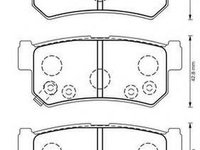 Set placute frana,frana disc SSANGYONG MUSSO (FJ), SSANGYONG KORANDO (KJ), SSANGYONG KORANDO Cabrio (KJ) - JURID 573377J