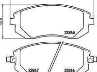 Set placute frana,frana disc SUBARU FORESTER (SJ) (2013 - 2016) HELLA PAGID 8DB 355 010-211 piesa NOUA