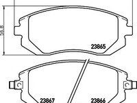 Set placute frana,frana disc SUBARU IMPREZA hatchback (GP) (2011 - 2020) TEXTAR 2386501