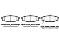 Set placute frana,frana disc SUBARU LEGACY IV Combi (BL, BP, B13) (2003 - 2016) REMSA 1136.01 piesa NOUA