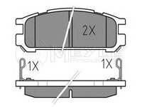 Set placute frana,frana disc SUBARU LEGACY Mk II (BD, BG), SUBARU LEGACY combi (BC, BJF), SUBARU LIBERTY I (BC) - MEYLE 025 217 0315/W