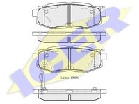 Set placute frana,frana disc SUBARU TRIBECA (B9), SUBARU IMPREZA hatchback (GR, GH, G3), SUBARU OUTBACK combi (BM, BR) - ICER 182088