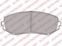 Set placute frana,frana disc SUZUKI GRAND VITARA II (JT) (2005 - 2020) DELPHI LP2001