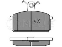 Set placute frana,frana disc SUZUKI JIMNY (SJ), IVECO MASSIF Station Wagon, IVECO MASSIF Single Cab - MEYLE 025 214 1814