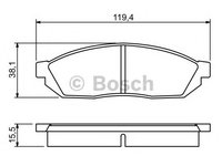 Set placute frana frana disc SUZUKI MARUTI 800 - OEM: 0 986 494 208|0986494208 - W02656759 - LIVRARE DIN STOC in 24 ore!!!