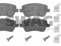 Set placute frana,frana disc SUZUKI SWIFT III (MZ, EZ), OPEL AGILA (B) (H08), SUZUKI SPLASH - SWAG 84 91 6649