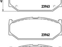 Set placute frana,frana disc SUZUKI SWIFT III (MZ, EZ) - MINTEX MDB3149