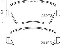 Set placute frana,frana disc SUZUKI SWIFT III (MZ, EZ) (2005 - 2016) HELLA PAGID 8DB 355 012-301 piesa NOUA