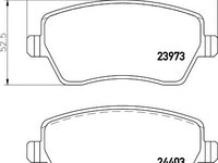 Set placute frana,frana disc SUZUKI SWIFT III (MZ, EZ), OPEL AGILA (B) (H08), SUZUKI SPLASH - HELLA PAGID 8DB 355 012-301