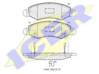 Set placute frana,frana disc SUZUKI SWIFT Mk II hatchback (EA, MA), SUZUKI CULTUS II limuzina (AH, AJ), SUZUKI CULTUS Cabriolet (SF413) - ICER 181731