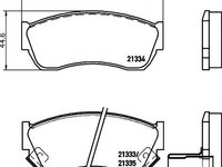 Set placute frana,frana disc SUZUKI SWIFT Mk II hatchback (EA, MA), SUZUKI CULTUS II limuzina (AH, AJ), SUZUKI CULTUS Cabriolet (SF413) - HELLA PAGID