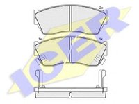 Set placute frana,frana disc SUZUKI SWIFT Mk II hatchback (EA, MA), SUZUKI CULTUS II limuzina (AH, AJ), SUZUKI CULTUS Cabriolet (SF413) - ICER 180811