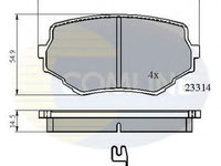 Set placute frana,frana disc SUZUKI VITARA Cabrio (ET, TA) (1988 - 2002) COMLINE CBP3475 piesa NOUA