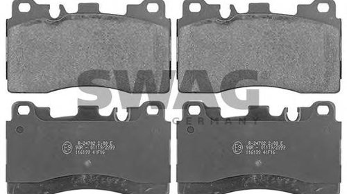 Set placute frana,frana disc - SWAG 10 11 613