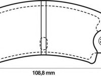 Set placute frana,frana disc TALBOT MURENA, RENAULT ESPACE (J11_), RENAULT ESPACE Mk II (J/S63_) - STOP 571243S