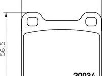 Set placute frana,frana disc TALBOT RANCHO, TALBOT 1307-1510, BMW 02 limuzina (E10) - MINTEX MDB1002