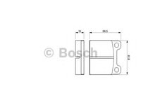 Set placute frana,frana disc TALBOT RANCHO, MERCEDES-BENZ S-CLASS limuzina (W126), MERCEDES-BENZ S-CLASS cupe (C126) - BOSCH 0 986 460 346