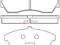 Set placute frana,frana disc TATA B-LINE (40_V2), TATA INDIGO (4_V2), TATA INDIGO MARINA (4_V2) - METZGER 1253.00