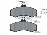 Set placute frana,frana disc TEXTAR 2074101