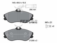 Set placute frana,frana disc TEXTAR 2113802