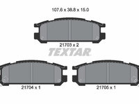 Set placute frana,frana disc TEXTAR 2170301