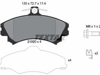 Set placute frana,frana disc TEXTAR 2192003