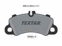 Set placute frana,frana disc TEXTAR 2246901