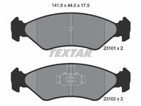 Set placute frana,frana disc TEXTAR 2310101