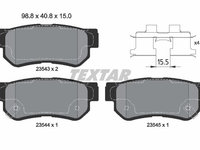 Set placute frana,frana disc TEXTAR 2354306