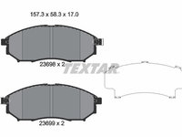 Set placute frana,frana disc TEXTAR 2369803