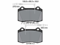 Set placute frana,frana disc TEXTAR 2375301