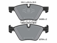 Set placute frana,frana disc TEXTAR 2409681