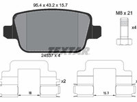 Set placute frana,frana disc TEXTAR 2453703