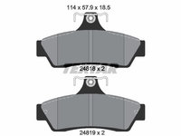 Set placute frana,frana disc TEXTAR 2481801