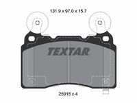 Set placute frana,frana disc TEXTAR 2591501