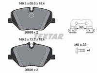 Set placute frana,frana disc TEXTAR 2669501