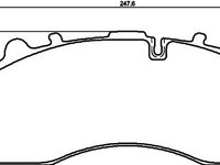 Set placute frana,frana disc - TEXTAR 2919601