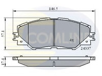 Set placute frana,frana disc TOYOTA AURIS (NRE15, ZZE15, ADE15, ZRE15, NDE15) (2006 - 2012) COMLINE CBP01625 piesa NOUA