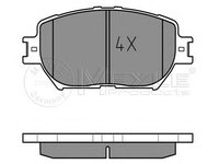 Set placute frana,frana disc TOYOTA CAMRY limuzina (MCV3_, ACV3_, _XV3_) - MEYLE 025 239 2817