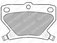 Set placute frana,frana disc TOYOTA COROLLA (CDE12, ZZE12, NDE12, ZDE12) (2001 - 2007) DELPHI LP1513 piesa NOUA