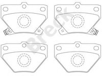 Set placute frana,frana disc TOYOTA COROLLA Combi (E12J, E12T) (2001 - 2007) Break 23521 00 704 10 piesa NOUA