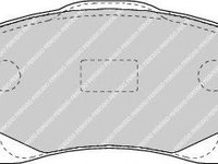 Set placute frana,frana disc TOYOTA COROLLA Verso (ZER, ZZE12, R1) (2004 - 2009) FERODO FDB1648 piesa NOUA