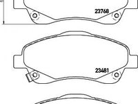 Set placute frana,frana disc TOYOTA COROLLA Verso (ZDE12_, CDE12_), TOYOTA AVENSIS limuzina (T25), TOYOTA AVENSIS Combi (T25) - HELLA PAGID 8DB 355 01