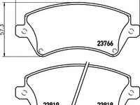 Set placute frana,frana disc TOYOTA COROLLA Wagon (__E11_), TOYOTA RUNX (ZZE12_, NDE12_, ZDE12_), TOYOTA AXIO/ALTIS limuzina (_E12J_, _E12T_) - HELLA